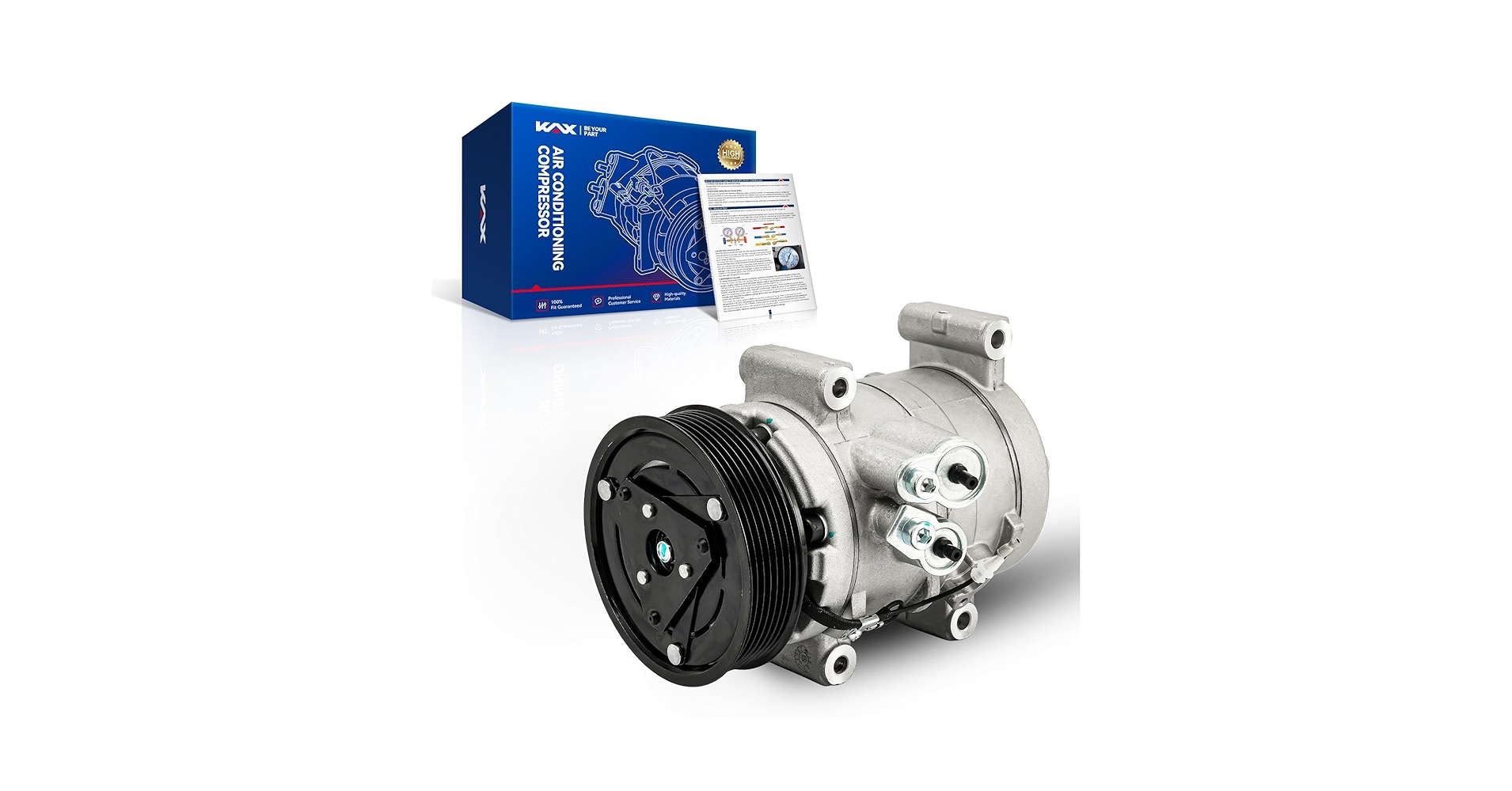 ma★ A-Premium AC Compressor with Clutch - Fits for 68677