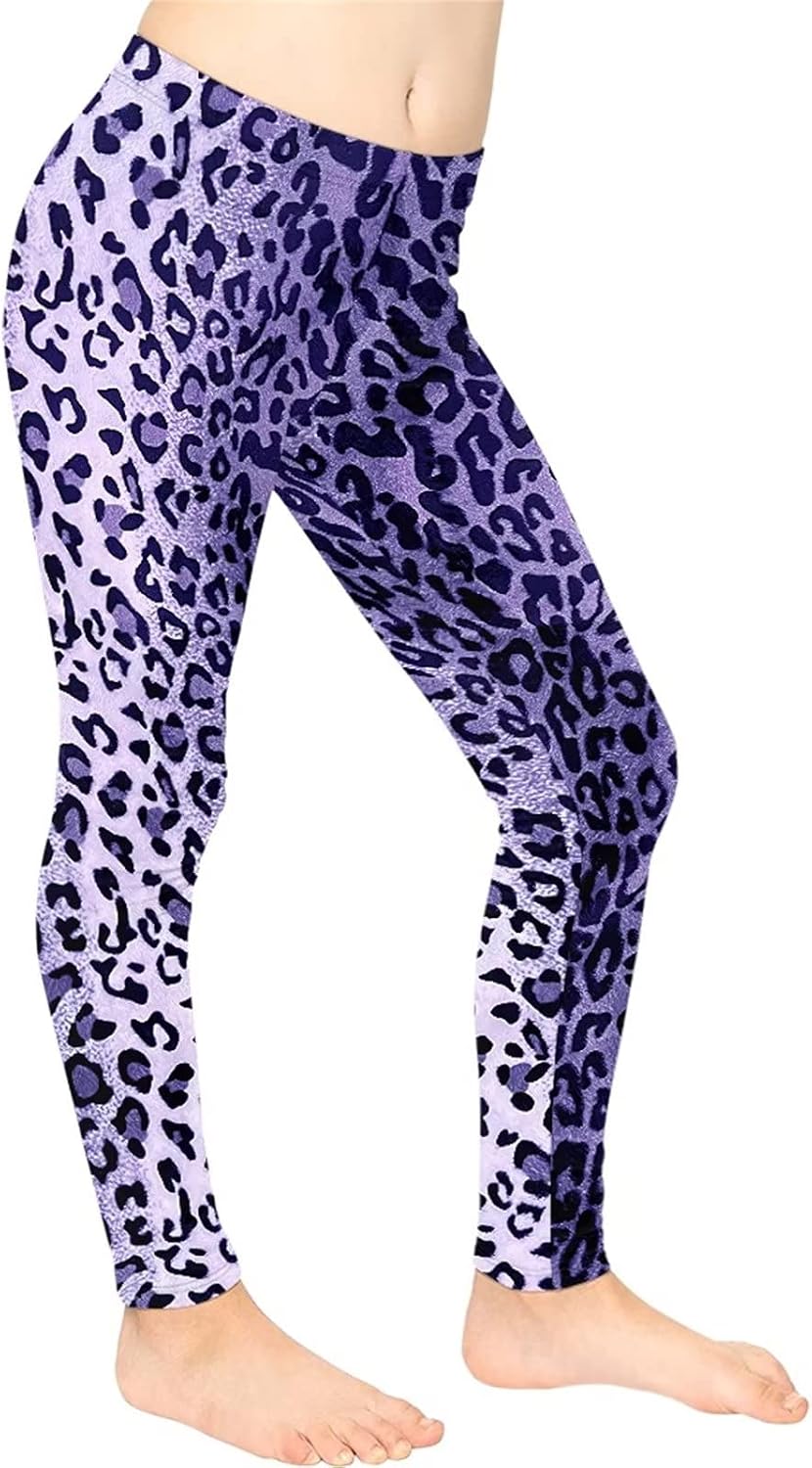 Leggings for Girls Size 4-13 High Waisted Pants for Running Yoga Workout Stretch Tights Trousers