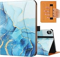 Vista 11 de Funda para iPad mini 7 (A17 Pro) 2024, iPad mini 6 2021, iPad mini 7ª/6ª generación de 8.3 pulgadas, funda de piel sintética de alta calidad