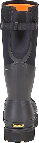Miniatura 8 de Dryshod Botas de seguridad para hombre con puntera de acero y refuerzo antideslizante  Impermeables  Goma  Negro