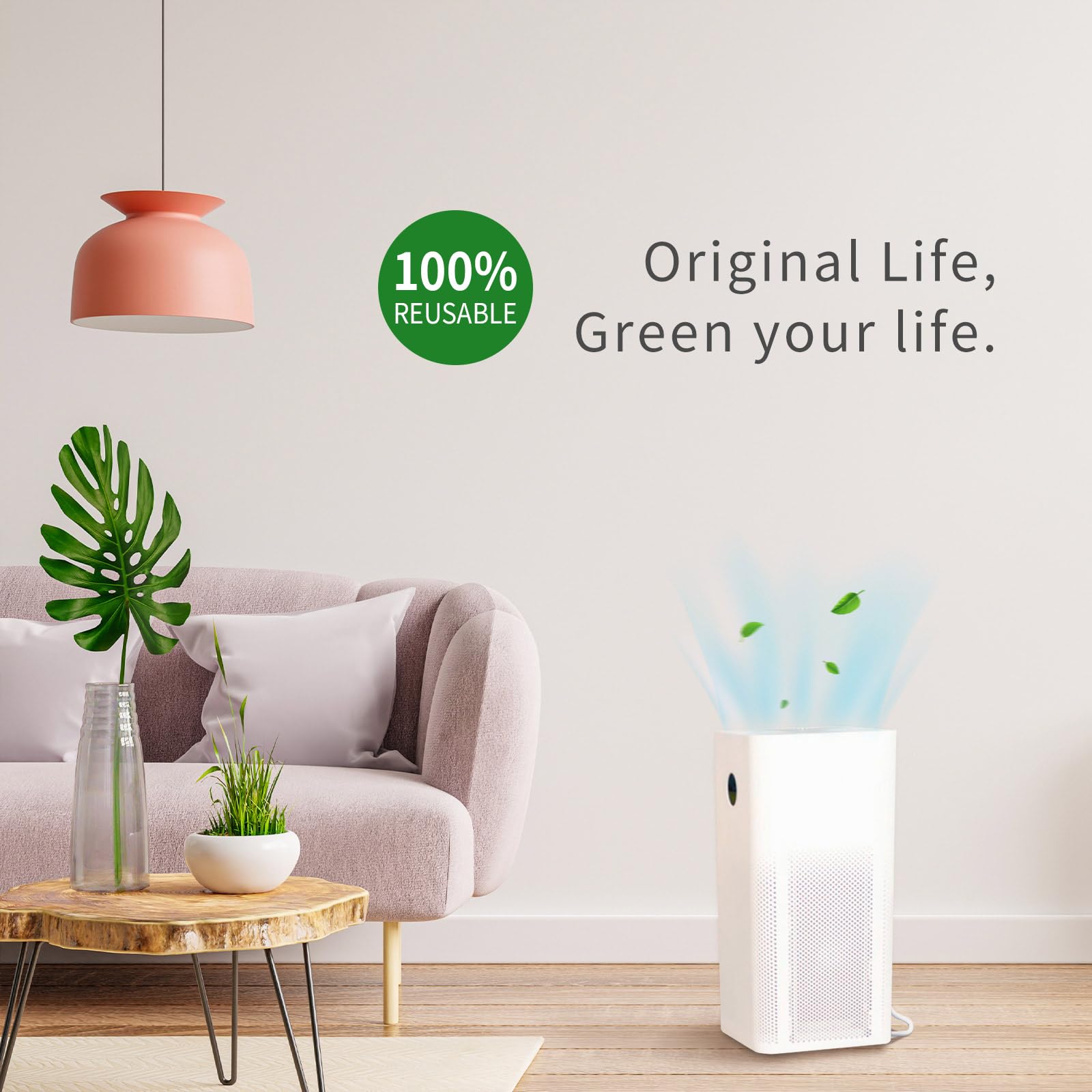 Original allife Clean - Filtro per purificazione dell'aria lavabile per Samsung ERV 800/1000