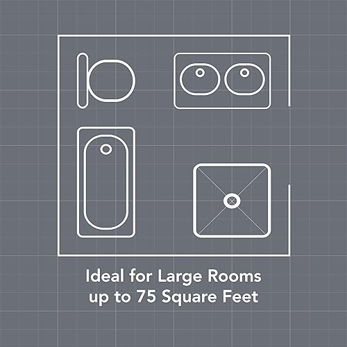 Miniatura 7 de Broan-NuTone AER80K Roomside CleanCover - Extractor de ventilación para baño, 80 CFM, 0.7 Sones, color blanco