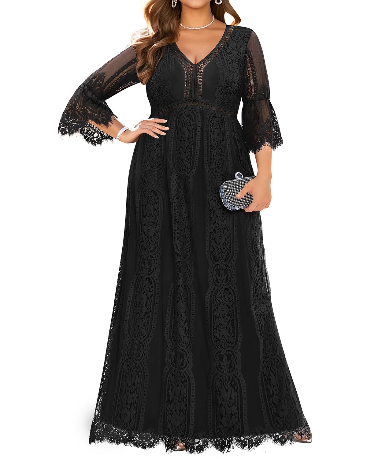 Plus Size Wedding Dress Boho Maxi Bridal Shower Bohemian Formal |  Desertcart Brunei