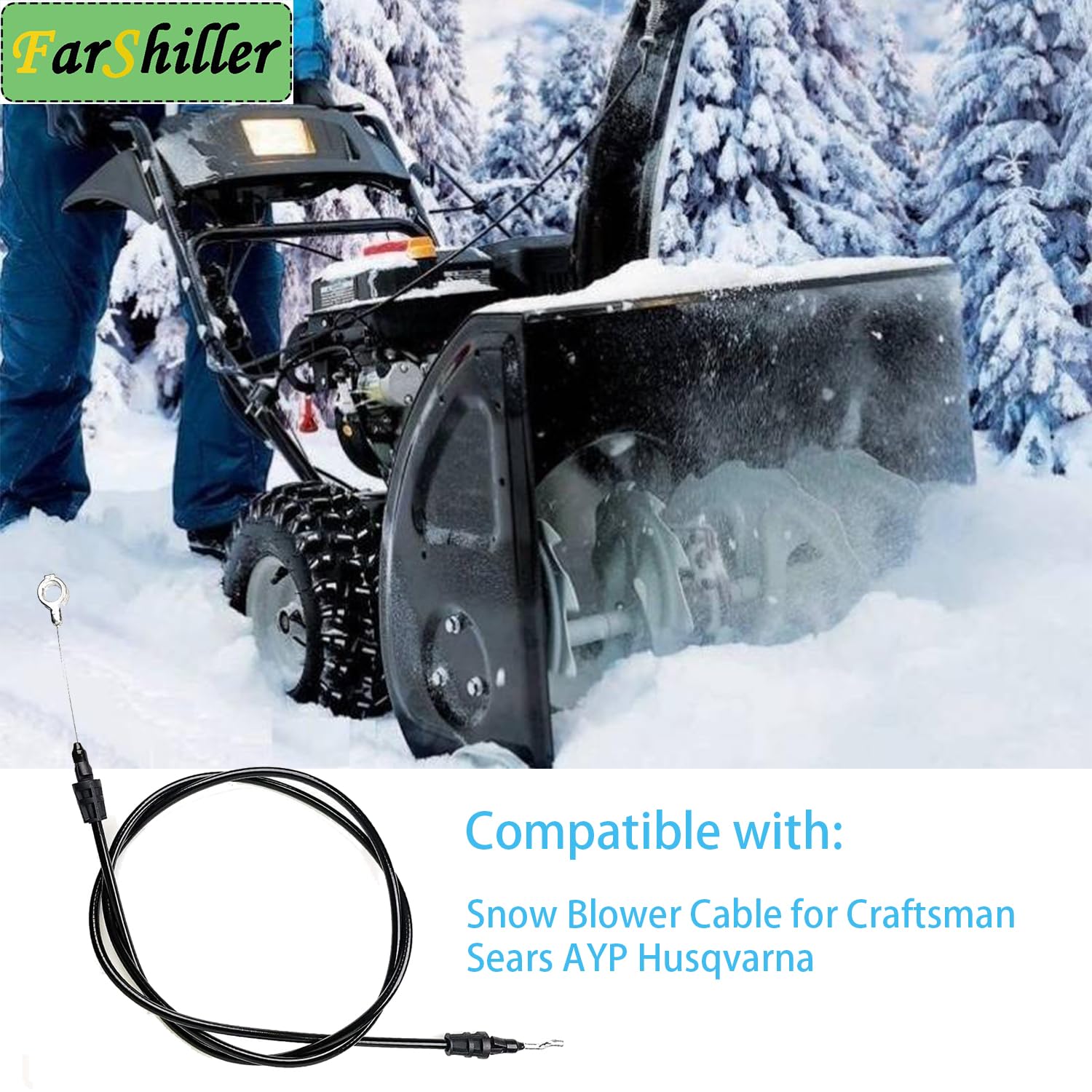 Schneewurf-Schutzkabel Für Husqvarna & AYP Schneefräsen – Ersatz Für 585271701