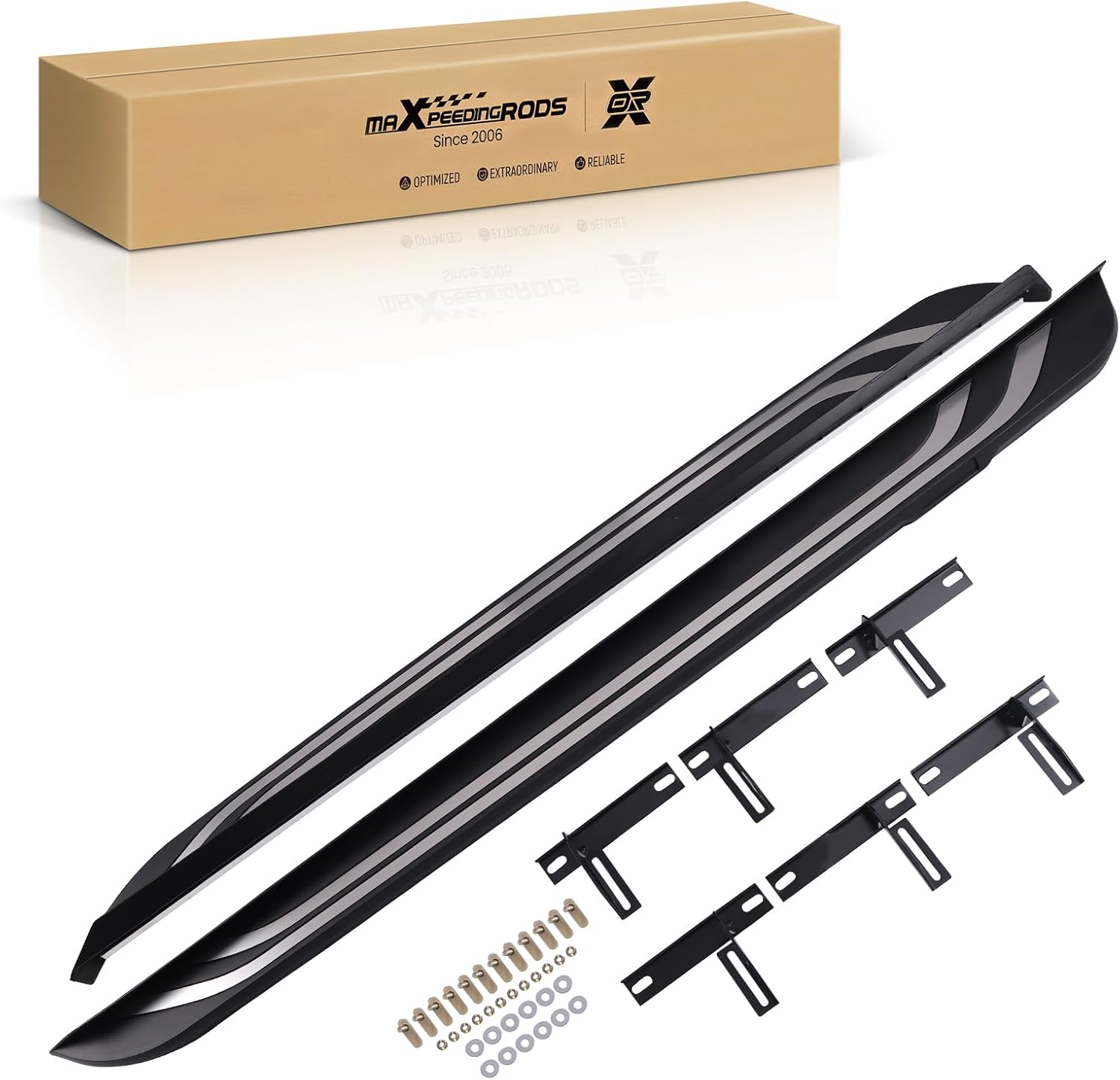 maXpeedingrods 5" Running Boards for Toyota RAV4 2019-2024, Aluminum Alloy Side Step Nerf Bars, 300LBS Load