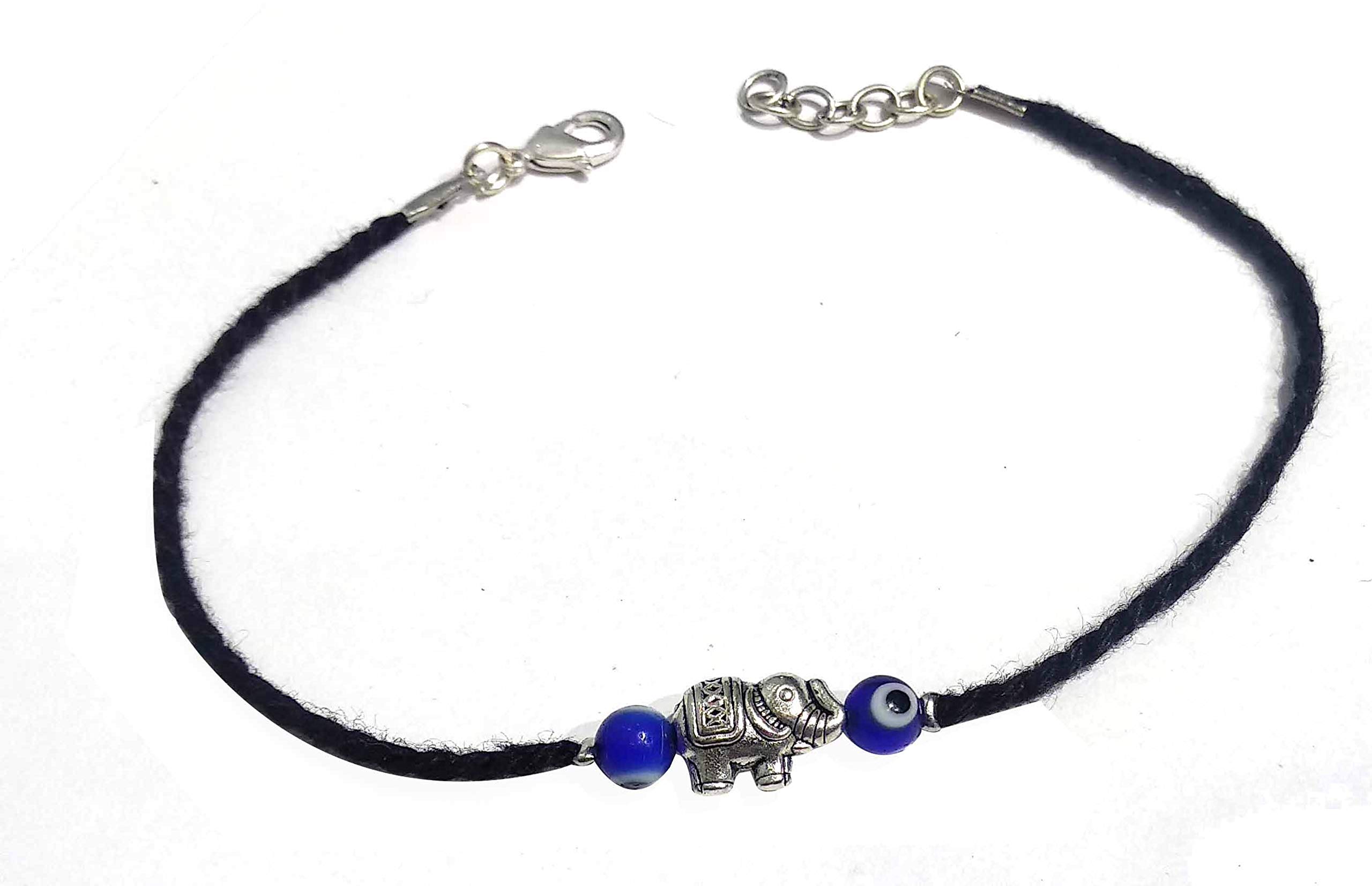 GURJARI JEWELLERS Black Thread with Evil Eye Brass Beads Anklets for Girls/nazariya anklet (B08WK7YBM1) Amazon Price History, Amazon Price Tracker