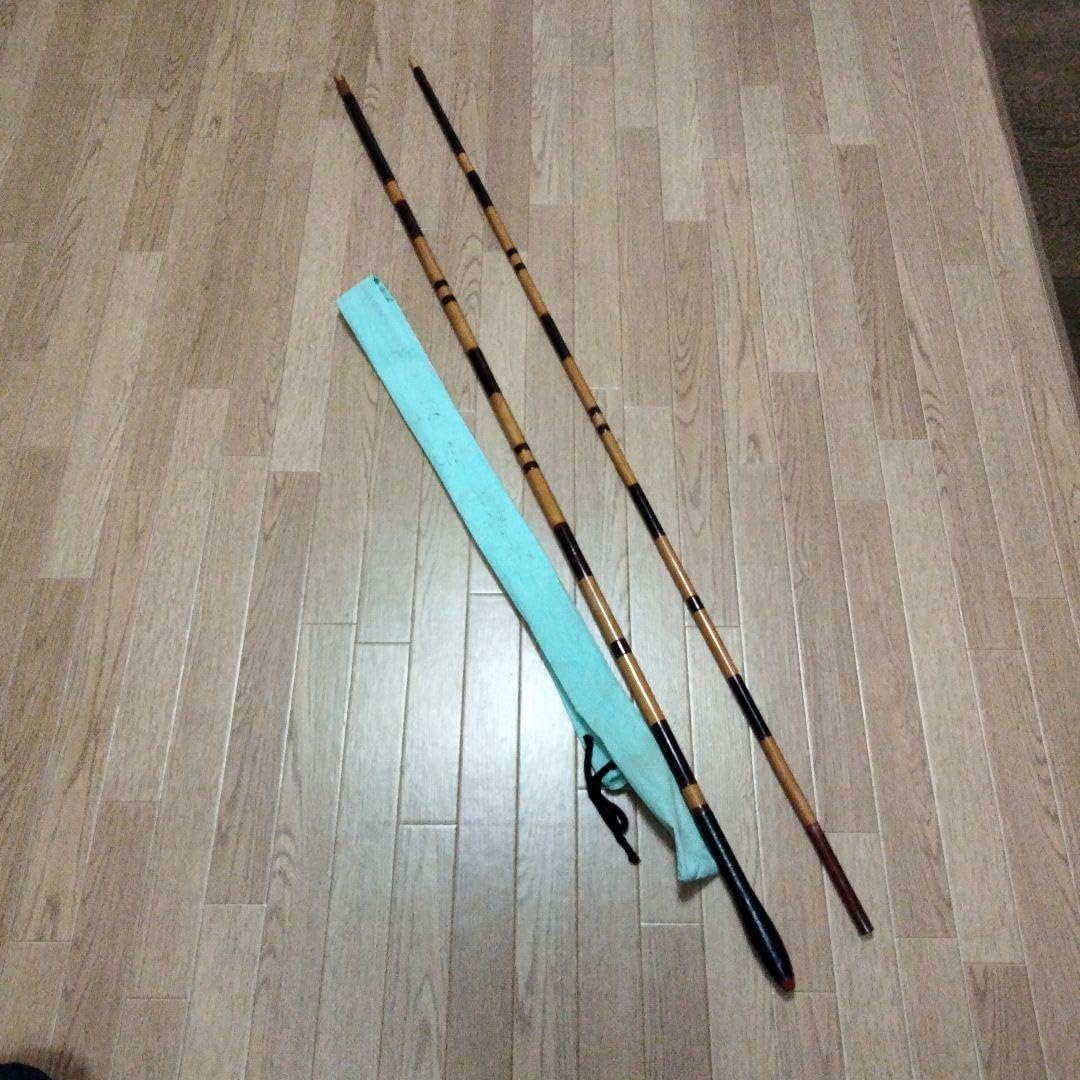 中古品 へら竿 和竿 竹竿 宝舟 16尺6寸