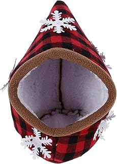 ORFOFE Animal De Estimação Ninho De Algodão Quente Decoração Da Casa Cama De Hamster Acessório De Hamster Resistente Cabana De Hamster Quente Cabana De Hamster Adorável Esconderijo