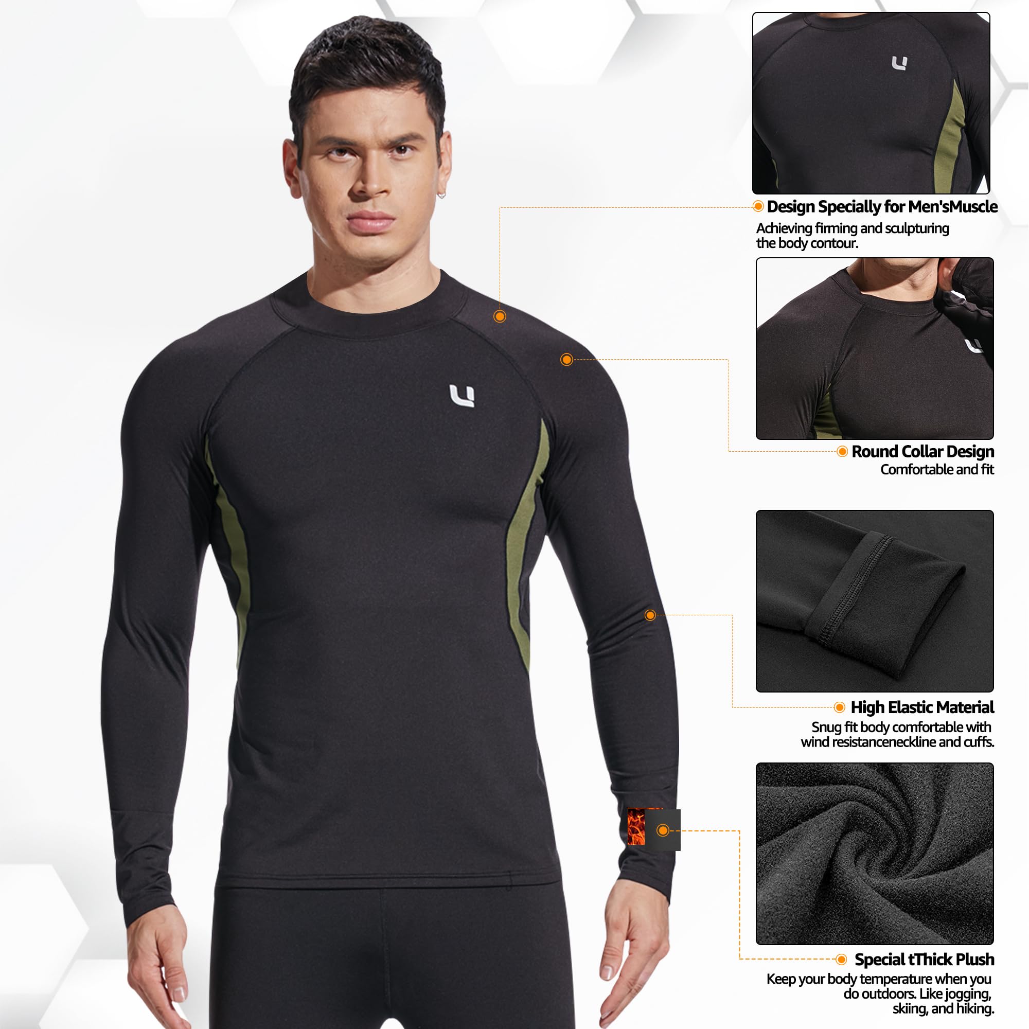 UNIQUEBELLA - Biancheria Intima Termica da Sci, da Uomo