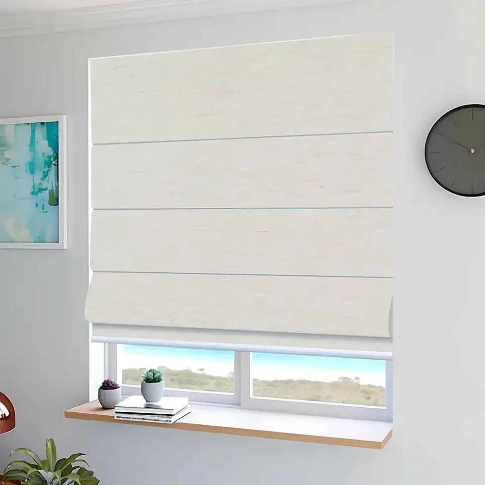 Bekaflex, Cortina Blackout Persiana Romana para portas e janelas de quarto sala cozinha escritório varanda decoração elegante para casa - Bekaflex (Bege, 130 L X 140 A)