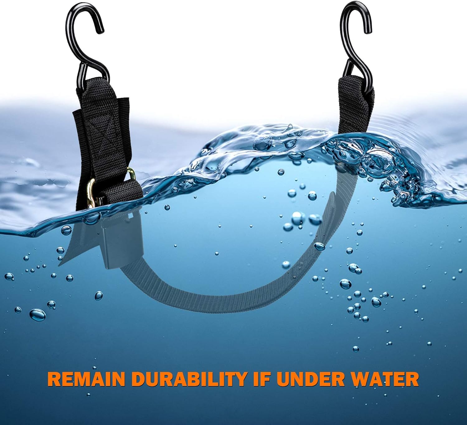 WELLUCK Boat Trailer Transom Tie Downs Straps 1200 LBS, 2" x 4' Adjustable Boat Buckle Transom Tie Downs to Trailer, Marine, Jet ski, Pontoon, with Quick Release Buckle & Anti-Scratch Hooks : Sports & Outdoors