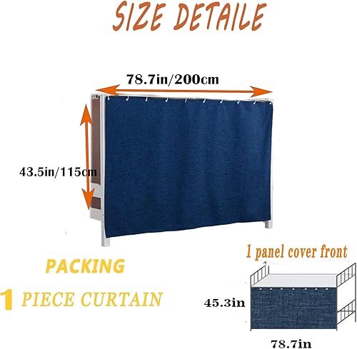 Vista 109 de Dorm Home Bunk Nets Bed Curtains Cloth Bed Canopy Blackout College Students Shading Nets Breathable Single Sleeper
