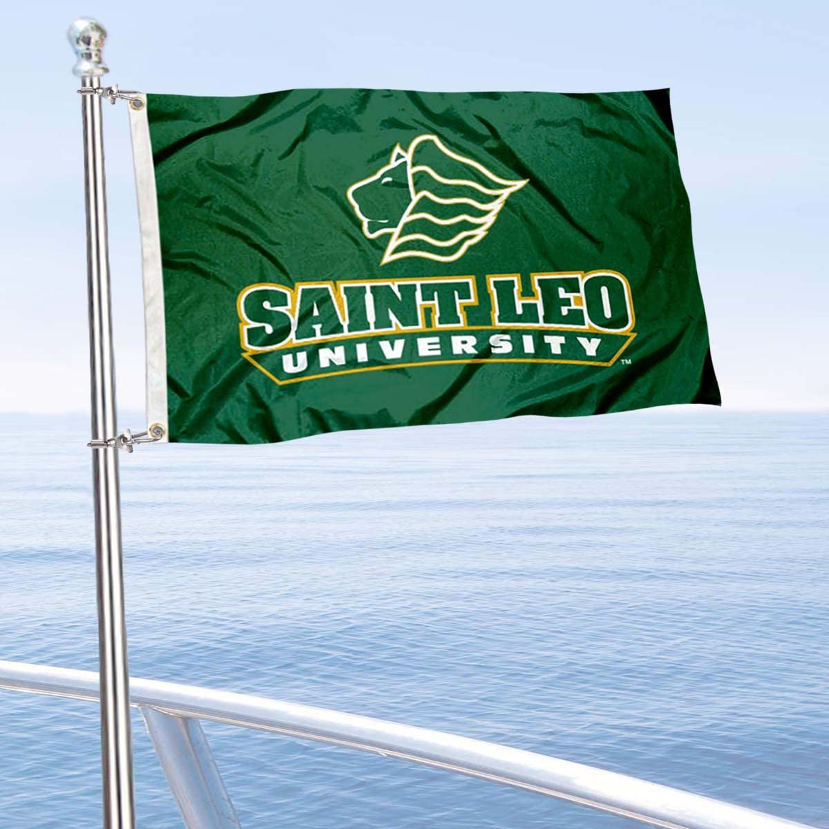 College Flags & Banners Co. Saint Leo Lions 3x5 Foot Flag - Officially Licensed SLU Lions Banner With Grommets