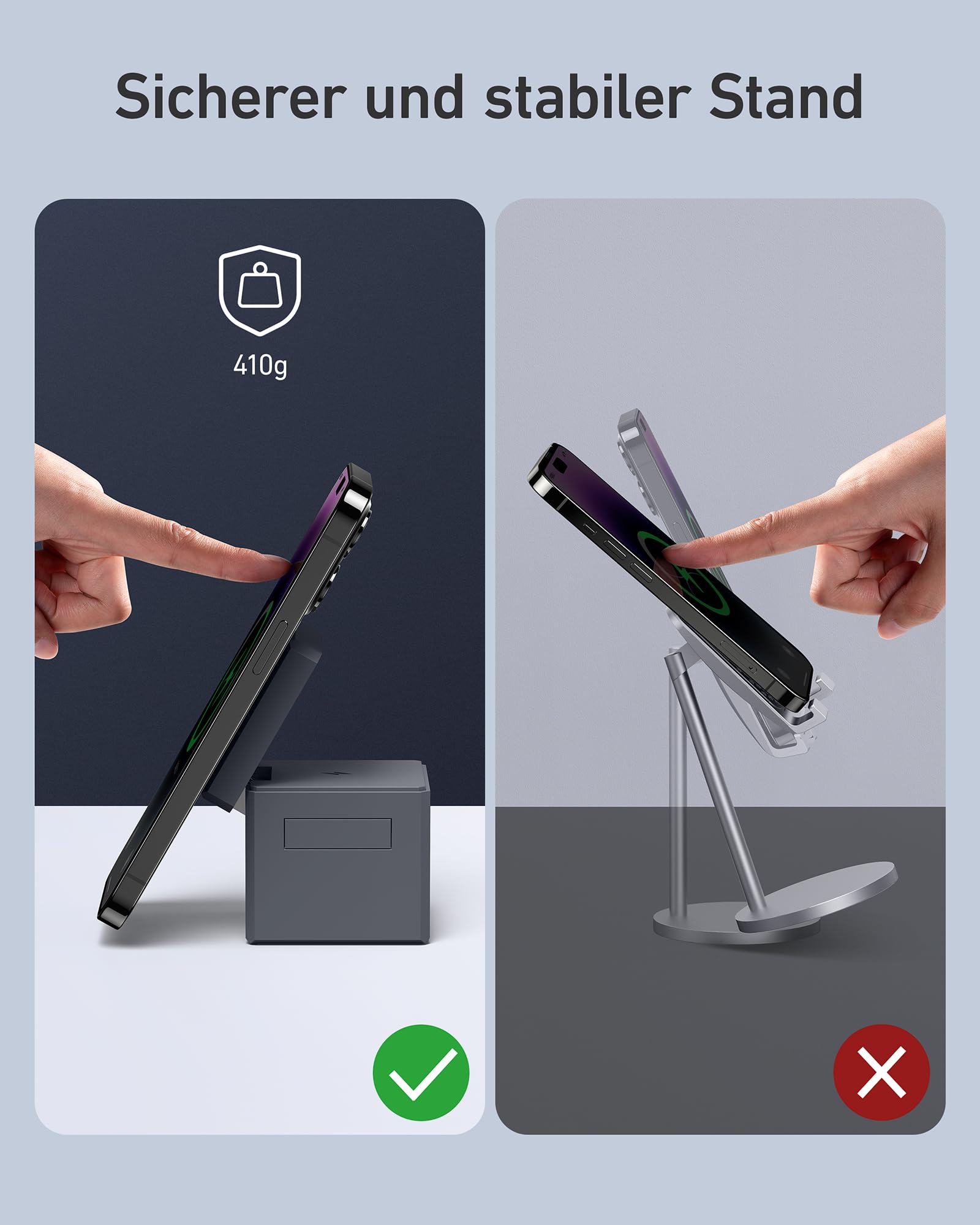 Anker 3-in-1 Cube mit MagSafe, 15W kabellose Höchstladeleistung, Kompatibel mit iPhone 17/16/15/14/13/12 Serien, Apple Watch Serie 1-7 / SE, und AirPods Pro / 3/2 (Inklusive 30W Netzteil)