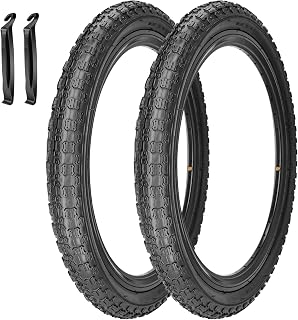 SIMEIQI Pair of Bike Tires BMX for Kids 12.5"/14"/16"/ 20"x2.125" Compatible with 12.5"/14"/16"/ 20"x1.75"/1.95"/2.125" Replacement BMX Trail Commuter City Pavement Bicycle Tires