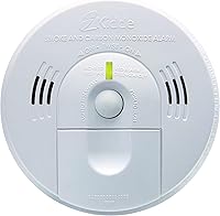 Vista 9 de Kidde Smoke & Carbon Monoxide Detector, Hardwired, Interconnect Combination Smoke & CO Alarm with Battery Backup, Voice Alert, Pack of 2