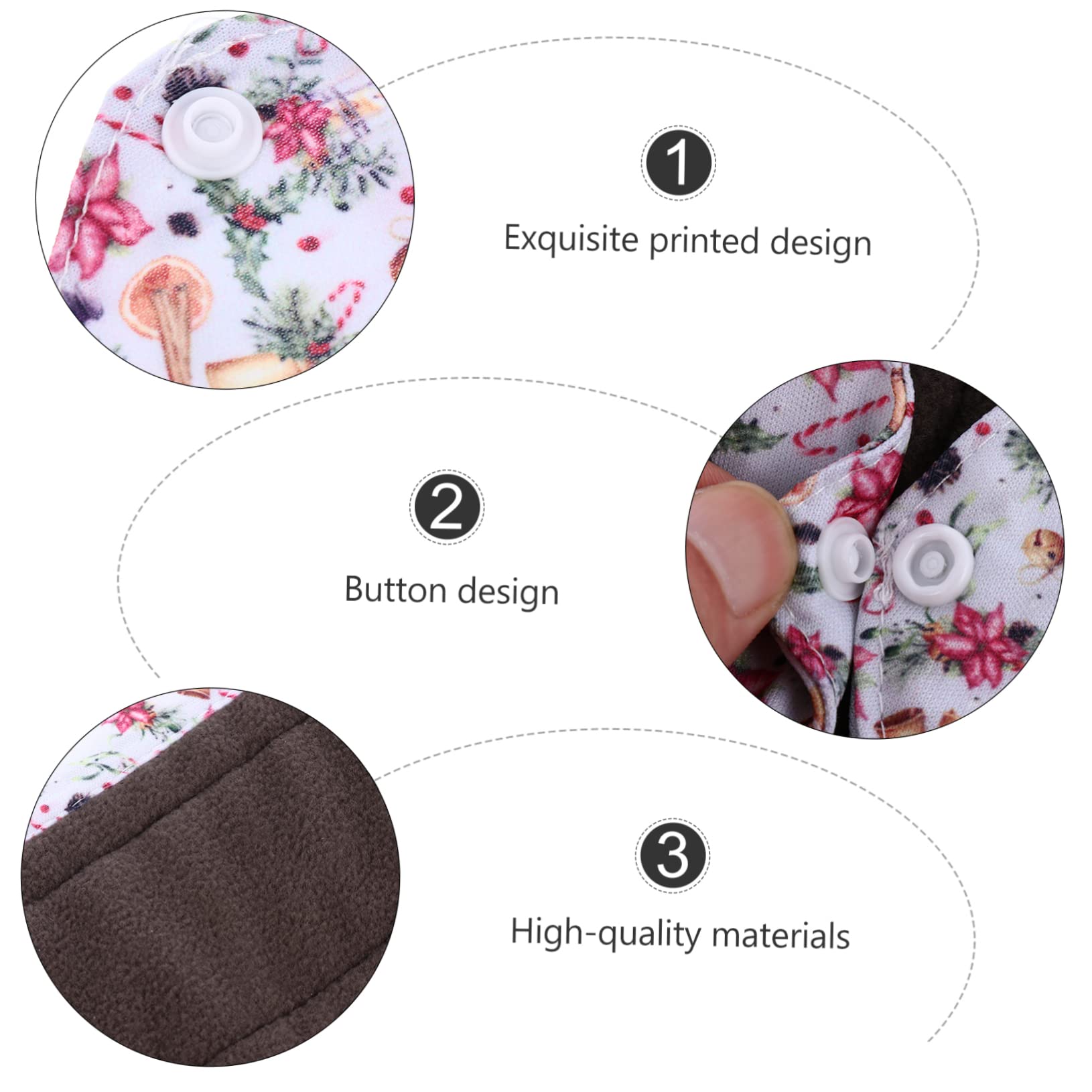 Beaupretty 6 Compresas Menstruales Reutilizables Para Mujeres Y Niñas Con Bolsa De Almacenamiento A Prueba De Fugas Lavables Y Reutilizables.