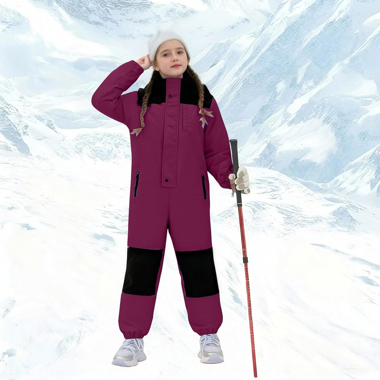Girls Boys Snow Suit Kids Snowsuit Windproof Windproof Winter Jumpsuits Overalls Snowboarding Ski Suits