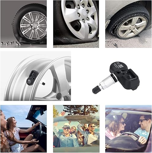 Miniatura 8 de 42607-33021 Sensor del sistema de monitoreo de presión de neumáticos (TPMS) de 315 MHz compatible con Toyota 4Runner Corolla Highlander Land Cruiser