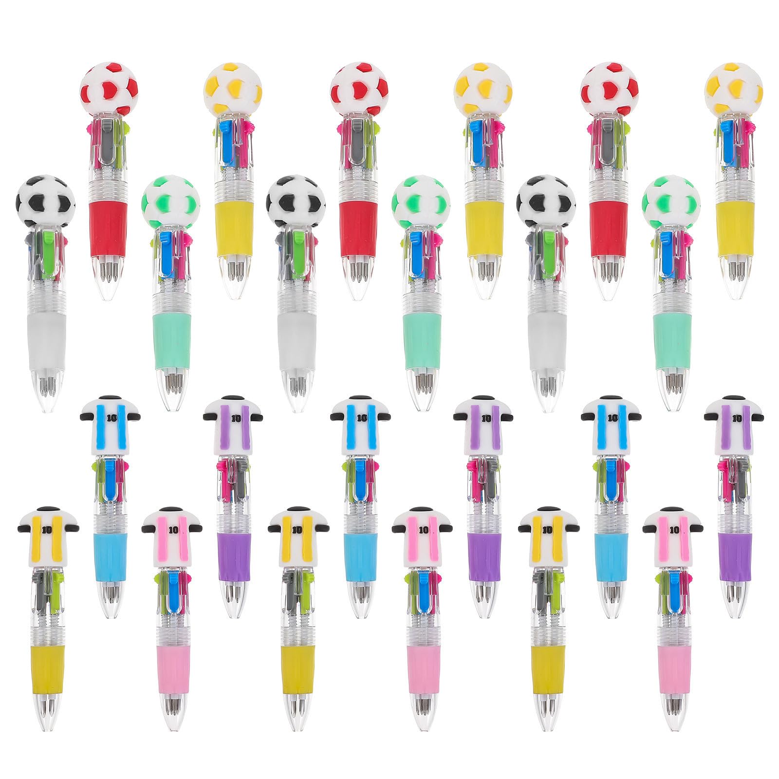 Bolígrafos de fútbol retráctiles SHINEOFI ideales para motivar la escritura en la escuela 8
