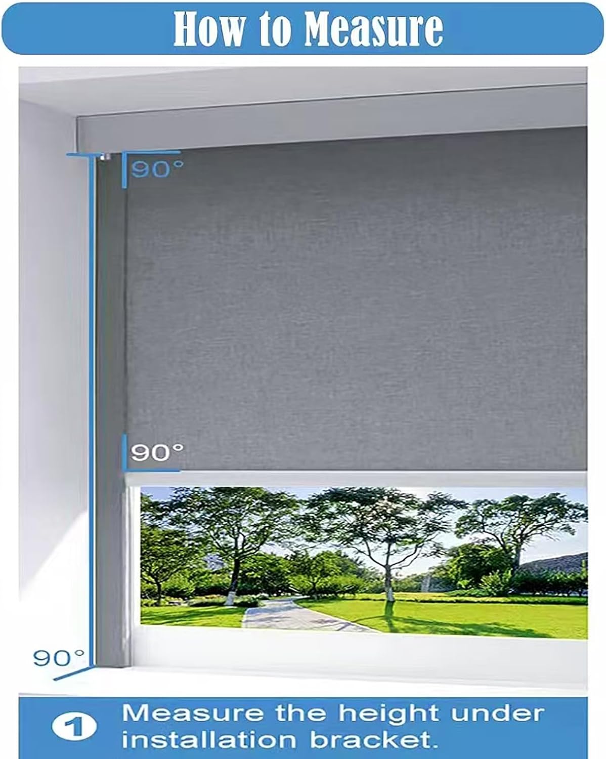 tipiace Customized Size of Aluminum Alloy U-Shaped Shading Groove, Used for 100% Shading Panels on The Side of Window Shades and Blinds, Suitable for Bedrooms (White, 2pcs)