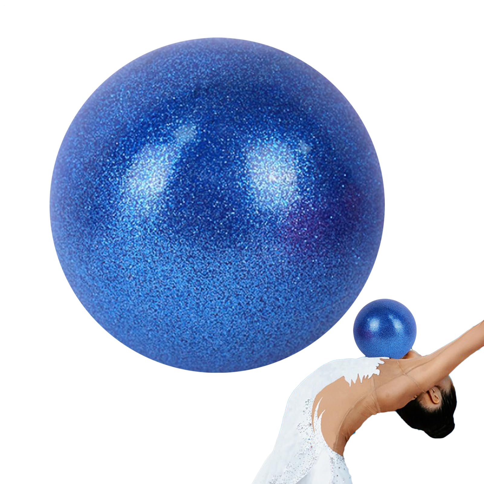 Ahuuen Exercise Ball | 15cm Rhythmic Gymnastics Ball for Dance Training | Balance Training Equipments Pilates Accessories Core Strength for Gym Performance Competition Home