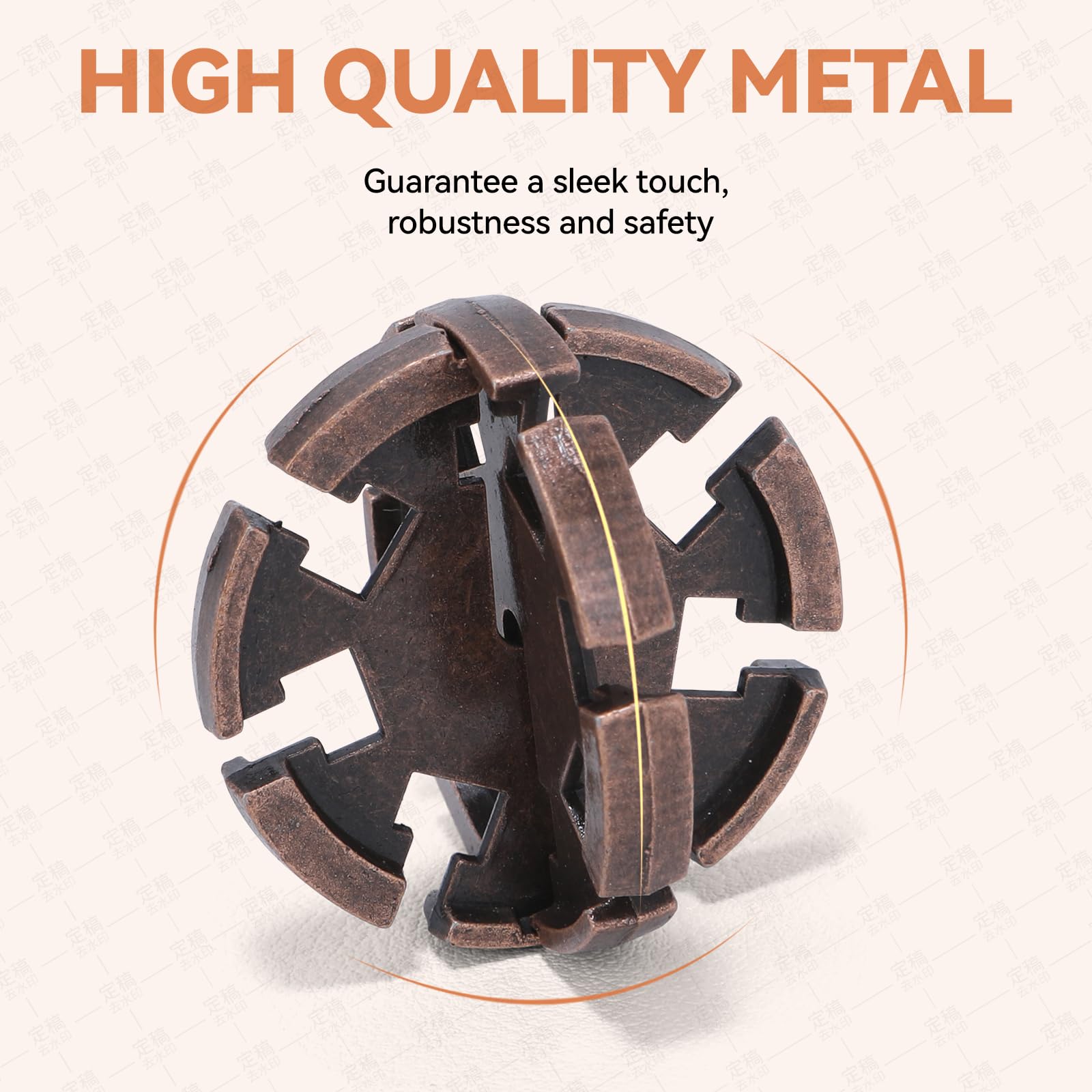 13 Pcs Brain Teaser Puzzles for Adults Teens - Metal Puzzles 3D Puzzle Game Toys for Adults Teens - Wooden Unlock Interlocking Puzzle Adult IQ Education Smart Toys: Style F