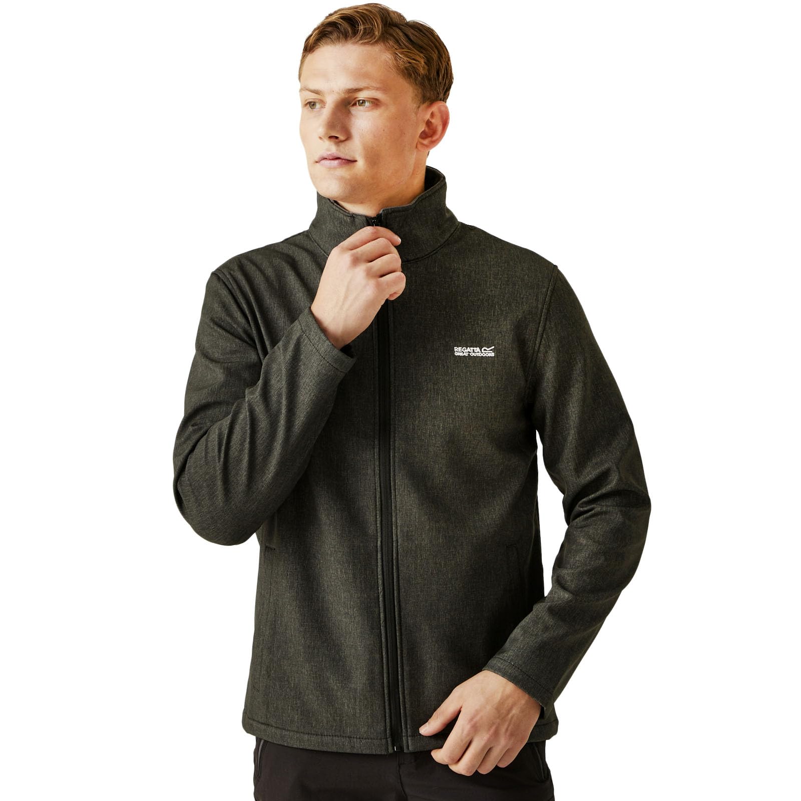 Regatta Men's Cera Softsell Outdoor Summer Jacket, Water Repellent, Wind Resistant & Stretchable - Perfect for Walking, Hiking & Camping