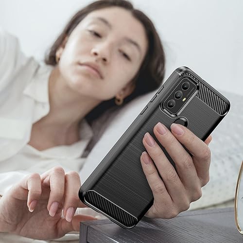 Miniatura 8 de Funda para Moto G Play 2023, Motorola G Play 2023 con protector de pantalla HD, a la moda, absorción de golpes, flexible TPU parachoques de goma