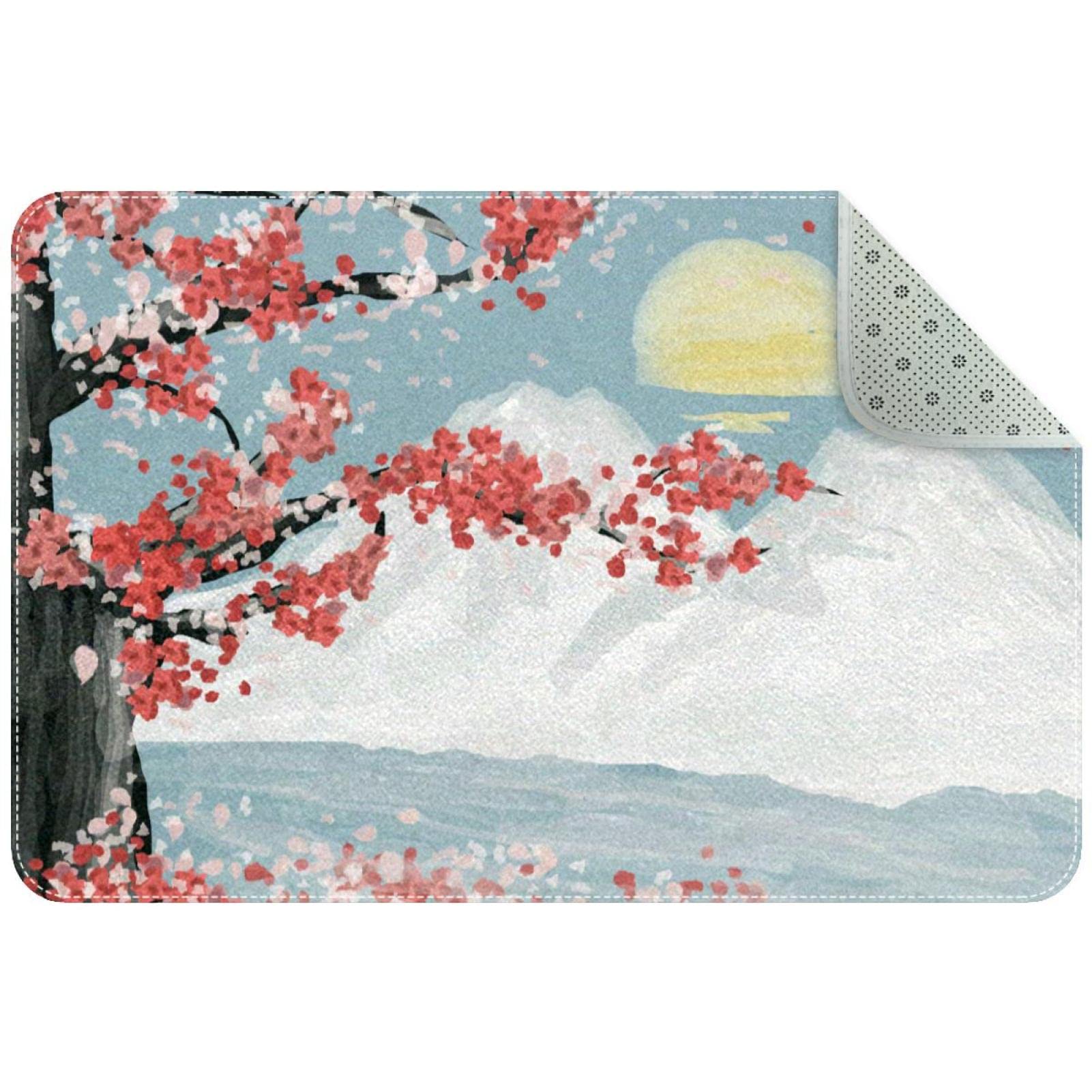 Tapis de porte japonais pour couloir d'entrée lavable et incroyablement doux