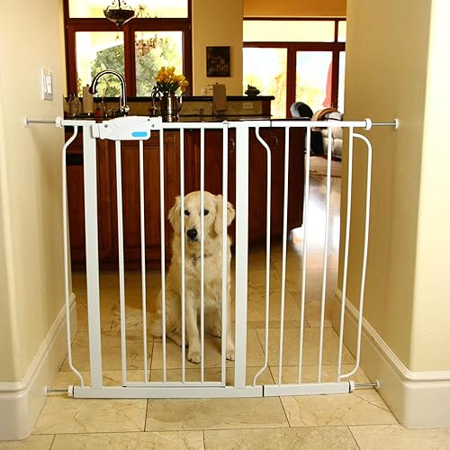 Miniatura 2 de Baby Gate Guru Varillas de husillo extra largas M8 0315in para puertas de seguridad de bebés y mascotas paquete de 4 unidades 0315in blanco