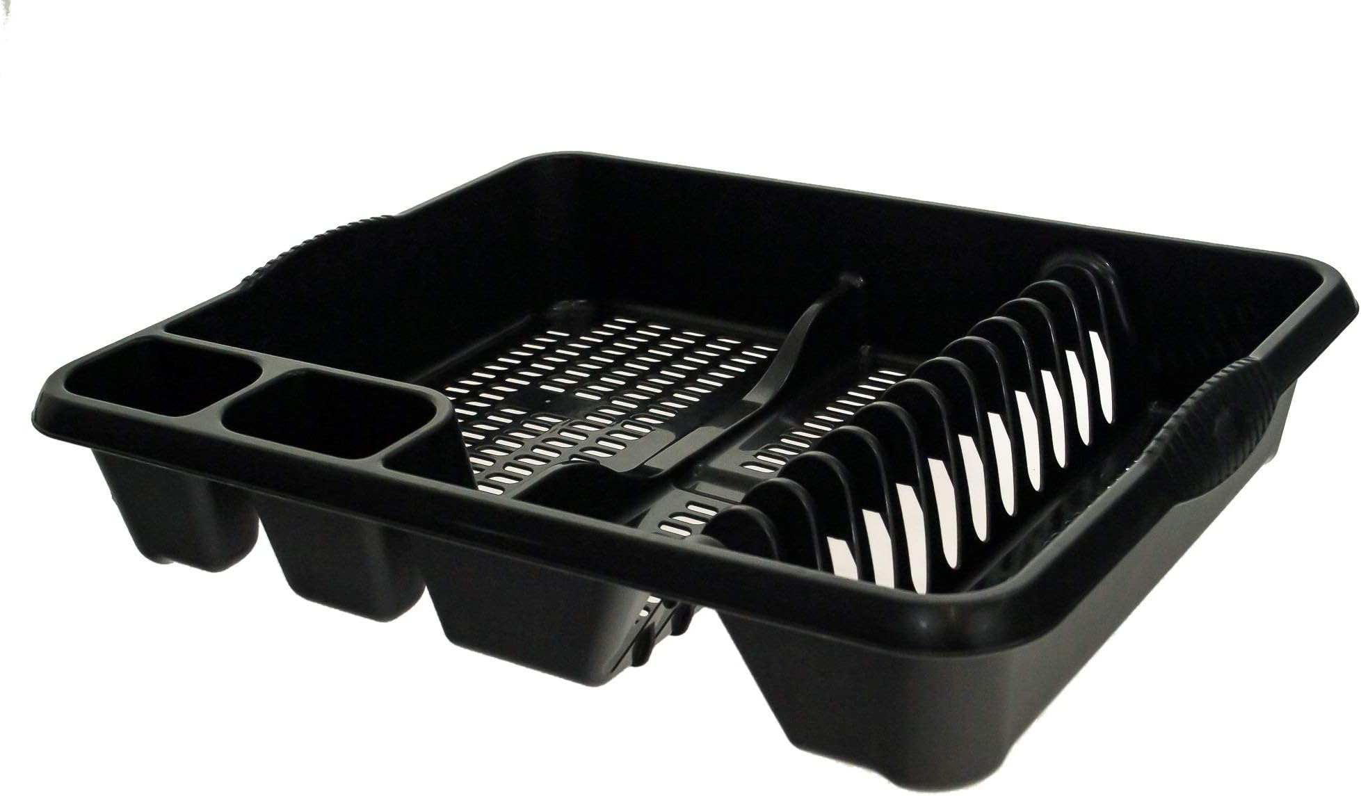 Casa Large Dish Drainer Midnight Black : Amazon.co.uk: Home & Kitchen