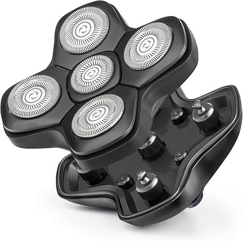 Cabezal de afeitar flotante desmontable, repuesto de cabezales de cuchilla de afeitadora lavables para afeitadora de cabeza, compatible con máquinas