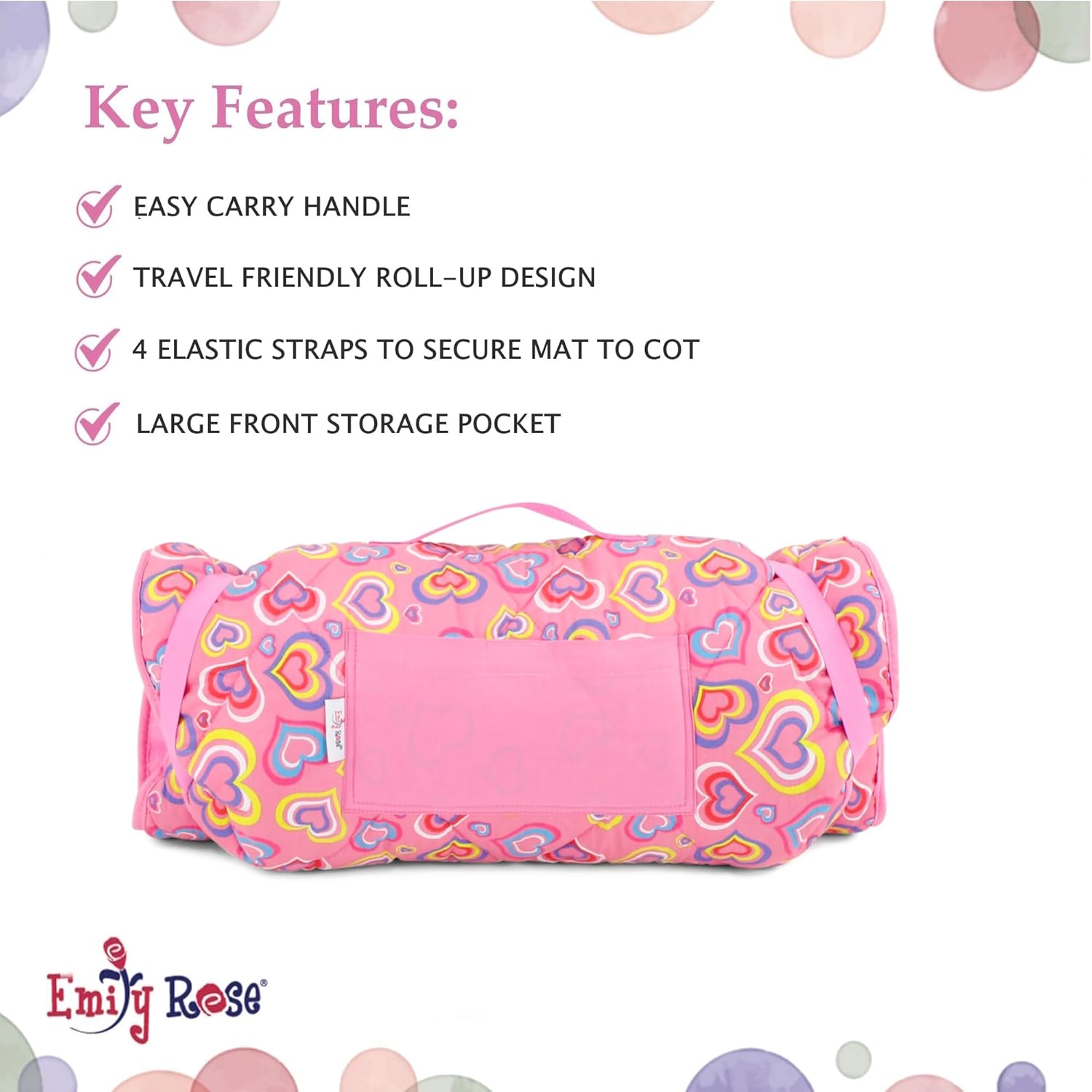 Best Emily Rose Girls Nap Mat With Fleece Blanket &Amp; Unicorn Lovey... 2026