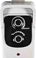 Vista 5 de Comfort Zone Oil-Filled Radiator Space Heater, Radiant, Electric, Never Refill, Adjustable Thermostat, Tip-Over Switch & Overheat Protection System