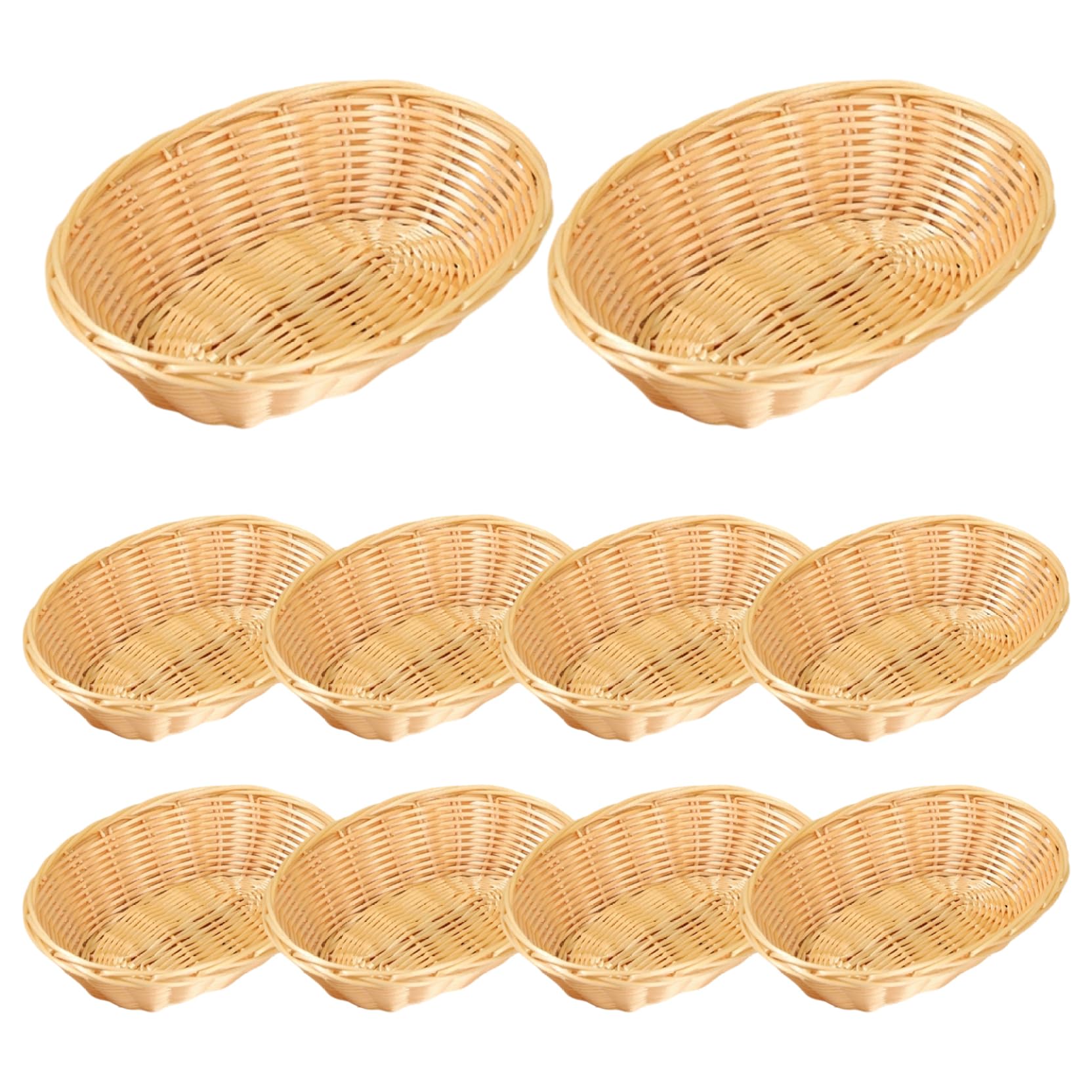 Cesta de frutas redonda de plástico lavable para guardar verdura pequeña