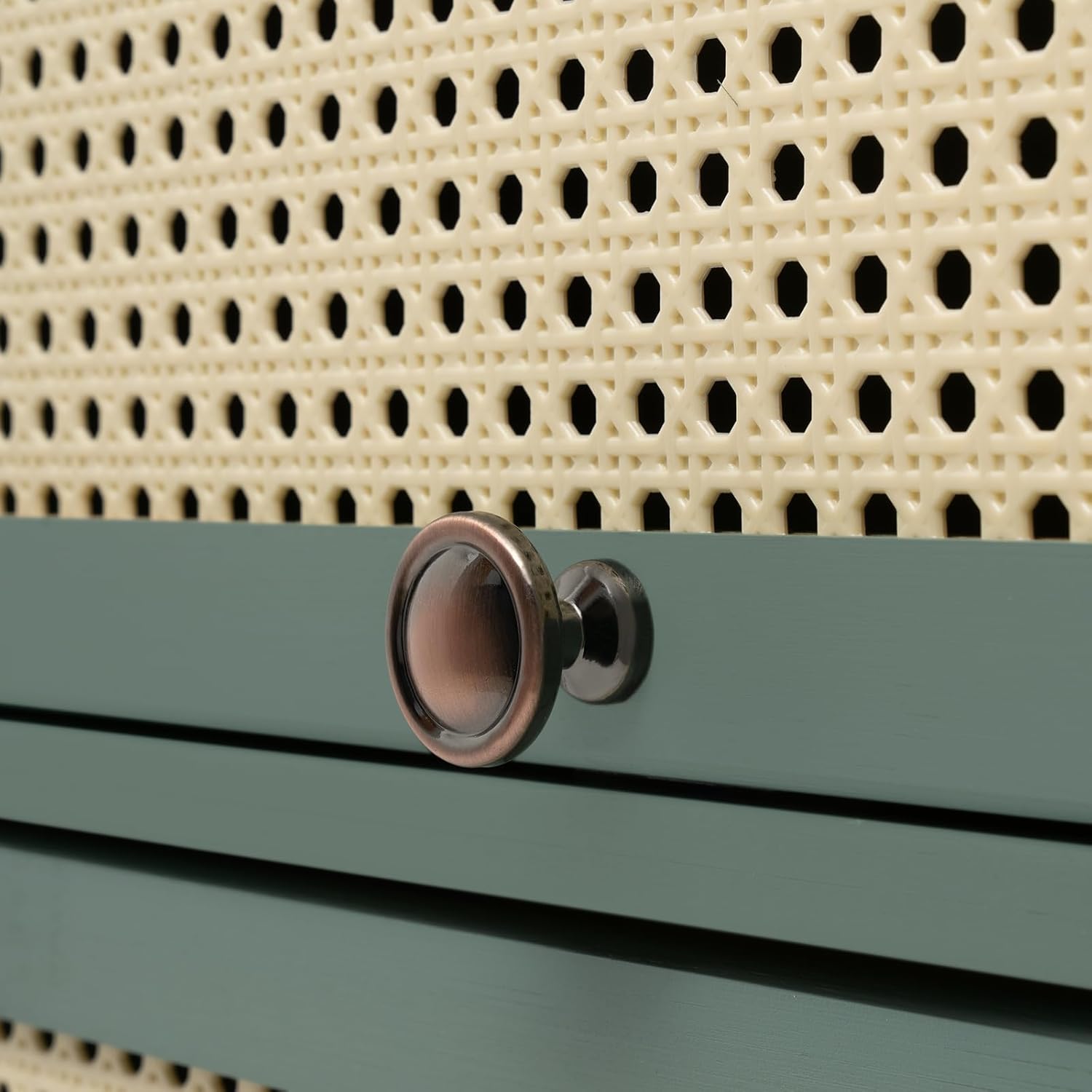 7-Tier Shoe Cabinet, Bamboo Shoe Storage Cabinet Shoe Organizer Cabinet with 3 Doors and 3 Plastic Handles, Freestanding Shoe Rack Cabinet for Residential Use, 31.5 * 12.6 * 41.7in