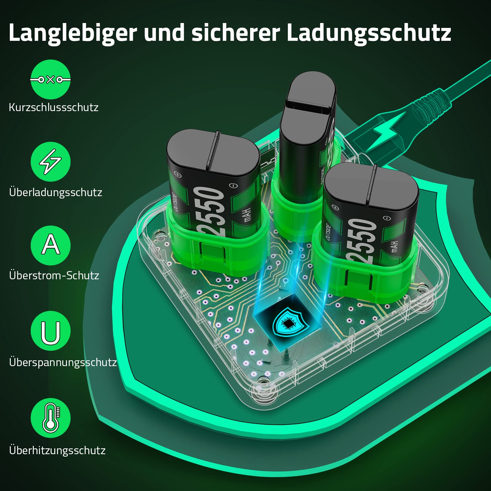 HASACOOL Handy Controller (Xbox Akku)