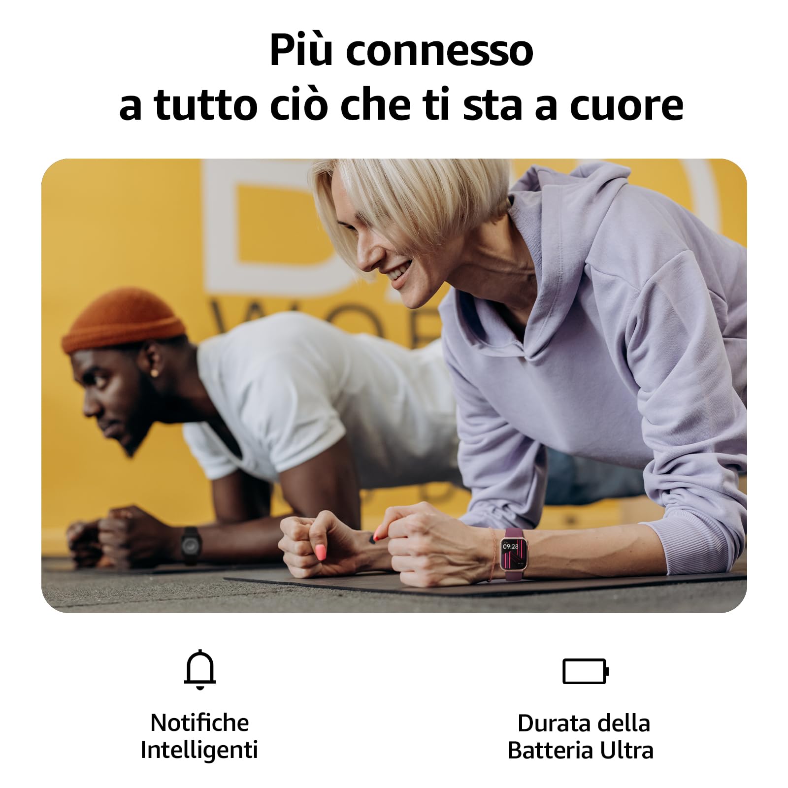 AcclaFit Smartwatch Uomo Donna, 1.85" Orologio Smartwatch con Effettua/Risposta Chiamate, 113 Sportive Smart Watch con Contapassi/SpO2/Sonno/Cardiofrequenzimetro, Impermeabil IP68 per iOS Android