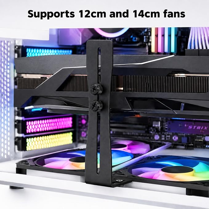 Soporte para GPU con ajuste de altura de 0.24 a 4.92 pulgadas miniatura 4
