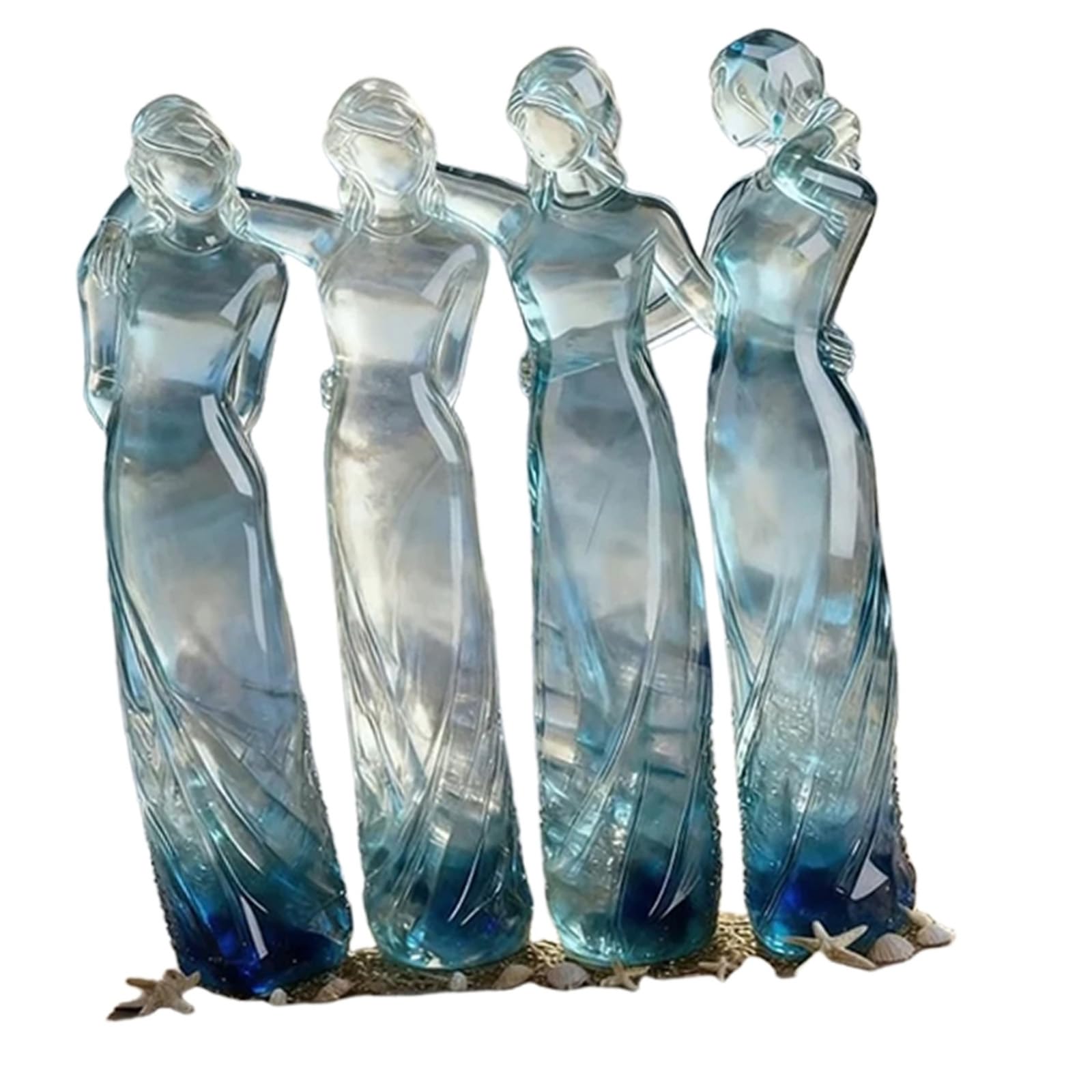 Piceioep Upgrades Friend Birthday Women Unique Sister Friendship Resin Figurines Statue Sister Gift From Companion Figurine Statue Decor