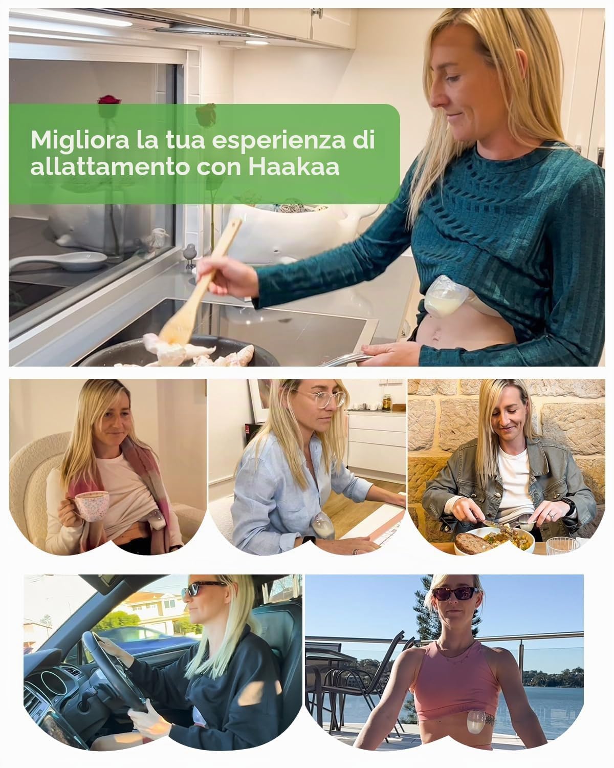 Haakaa Tiralatte in silicone Generation 1, capacità: 100 ml