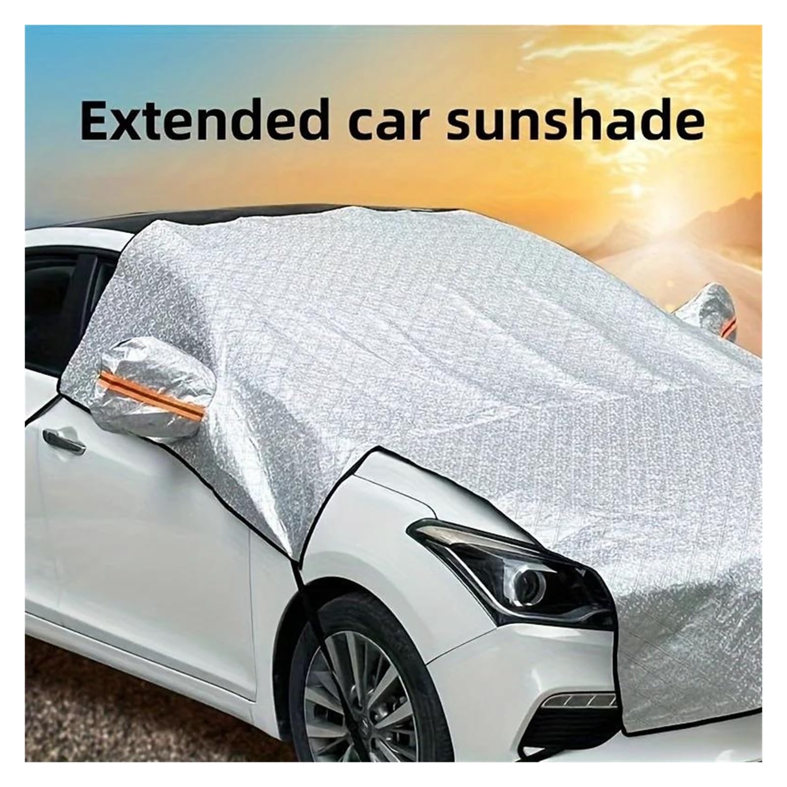 Copinverno Ertura per Parabrezza Auto Scudo da Neve per Auto Antigelo Antivento Cappotto Anteriore Copertura per Parabrezza Blocco Parasole esteso