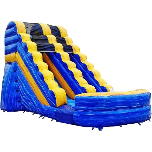 JumpOrange Commercial Grade Water Slide with Splash Pool for Kids and Adults (with Blower)