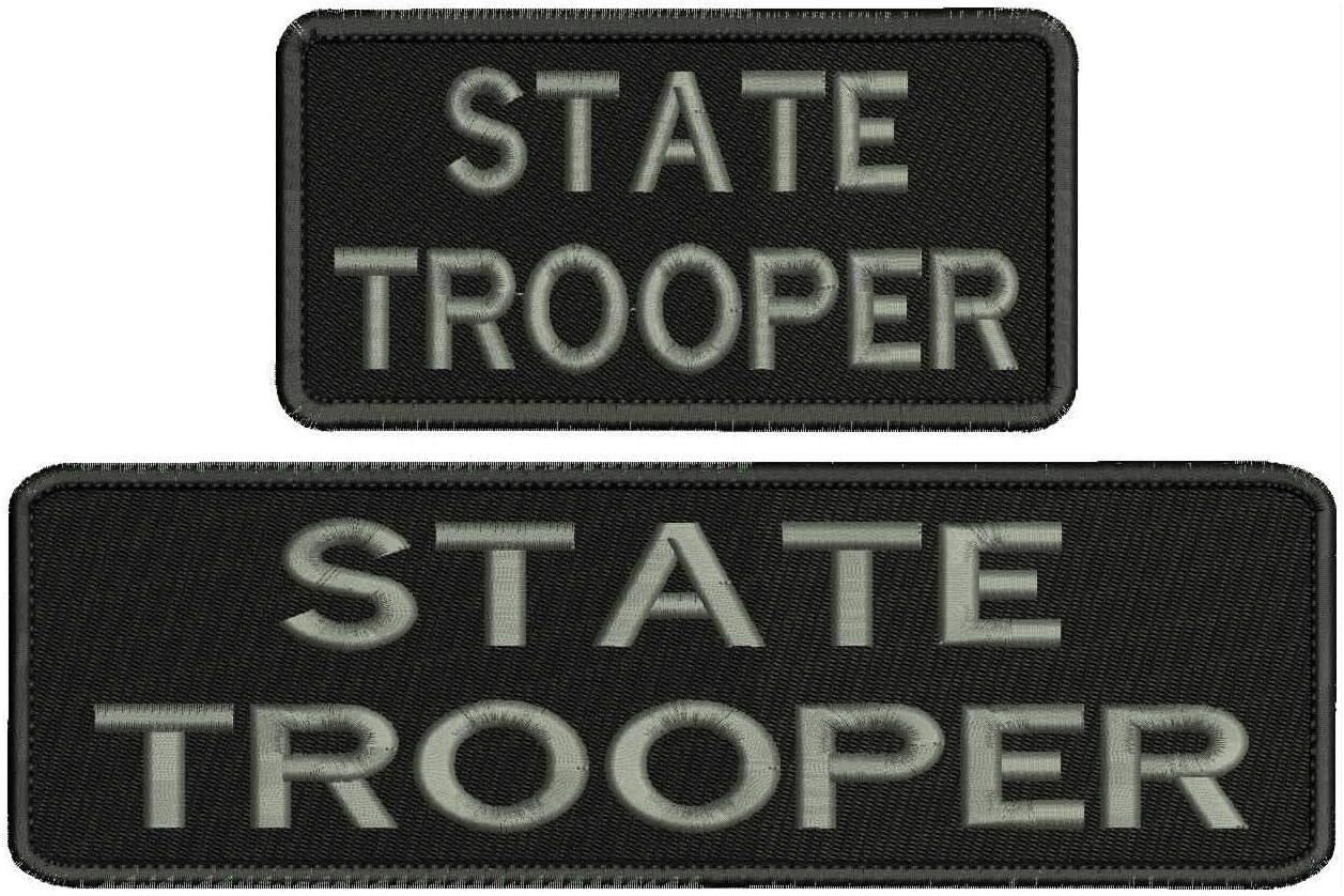 Embroidered Patch - Patches for Women Man - State Trooper Embroidery Patches