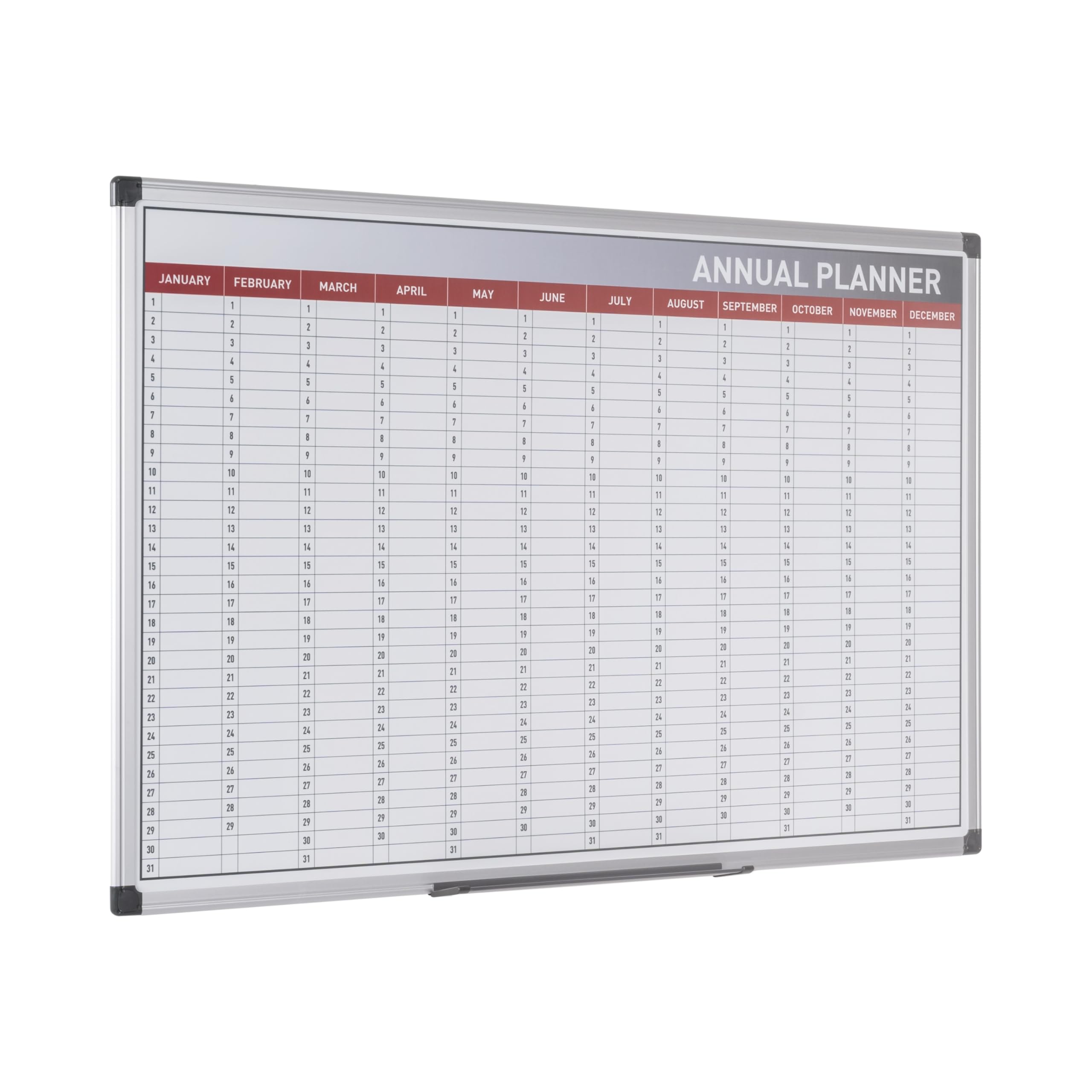 Bi-Office GA0360170 calendario magnetico con 366 giorni e dodici mesi