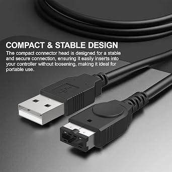 1PCS Charger Compatible with Gameboy Adcance SP 1.2M,Compatible with gameboy advance sp charger USB Charging Cable Lead for Nintendo Gameboy Advance SP (GBA SP) Nintendo DS Original Console (NDS)
