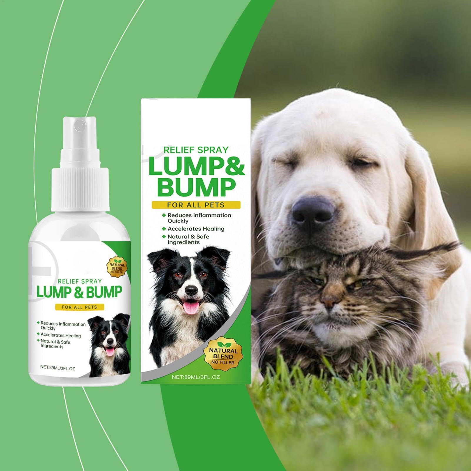 Anti-Itch Spray for Dogs, Skin Care Supplement for Pets, Soothing Itching Relief and Allergy Support, Made with Natural Ingredients, for Small Animals, 4.96x1.61 Inches