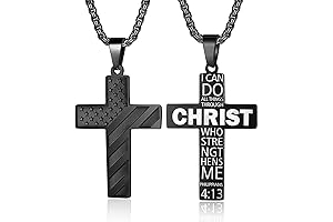 American Flag Cross Necklace for Men: A Symbol of Patriotism and Faith