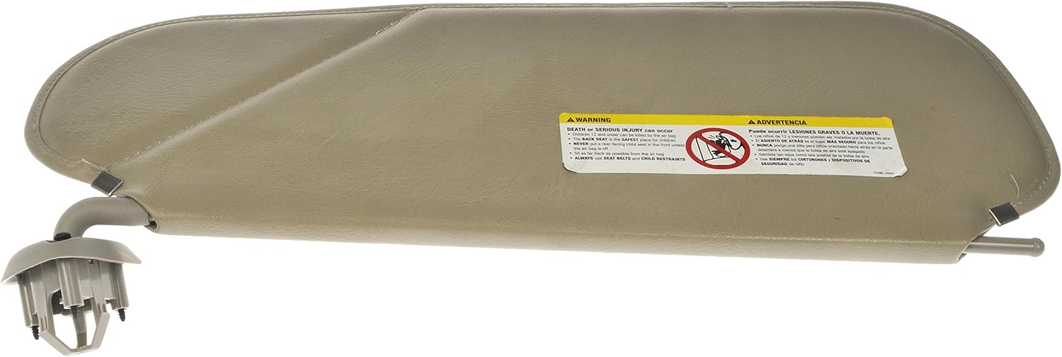 Dorman 74486 Driver Side Sun Visor Assembly Compatible with Select Chevrolet / GMC Models, Beige